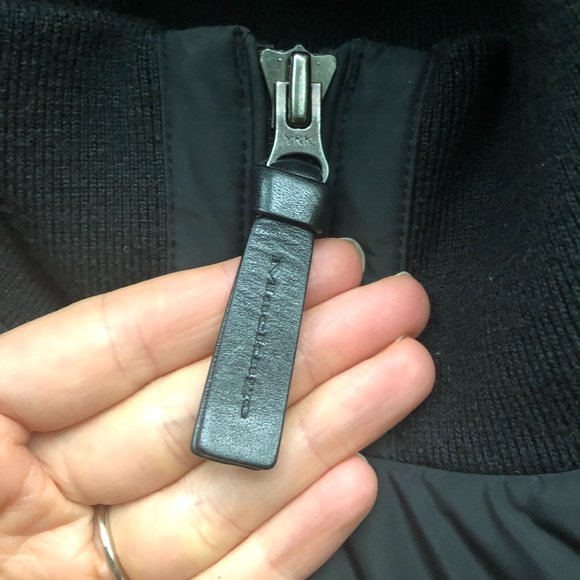 SOLD on Macari Mackage Kay Coat w/ Signature Natural Fur Collar - Picture 12 of 16